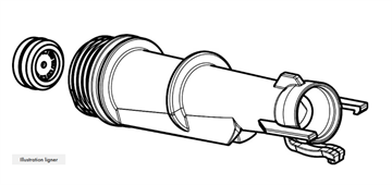 Hansgrohe Tilslutningsstuds t/Raindance håndbruser